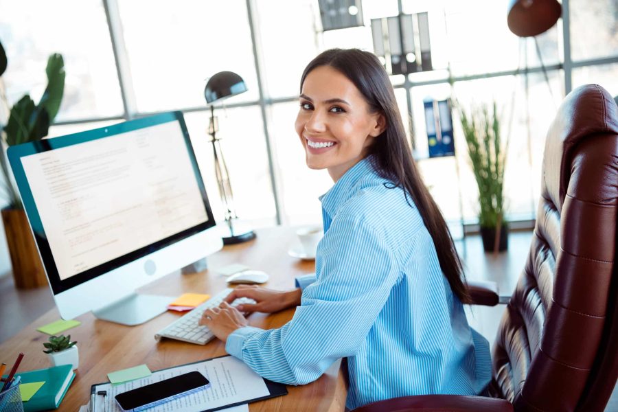 HR Professional reading health risk assessment report